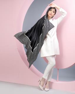 روسری سفید مشکی یونیک ویژه محرم