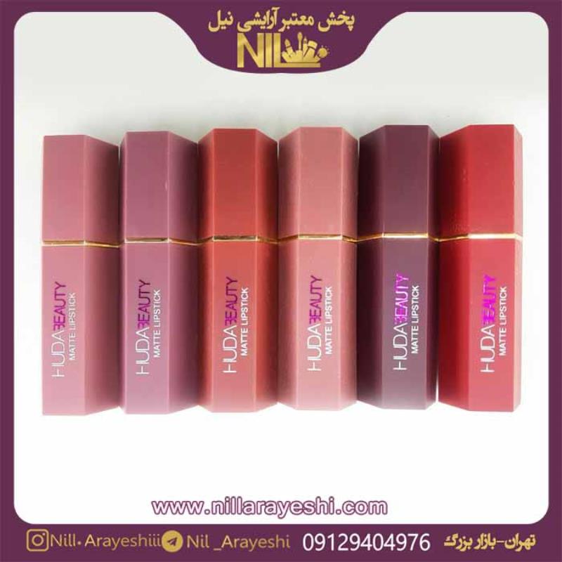 رژ جامد پوکه شش ضلعی هدی بیوتی Huda Beauty