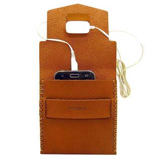 کیف شارژ پشت چرم دست دوز