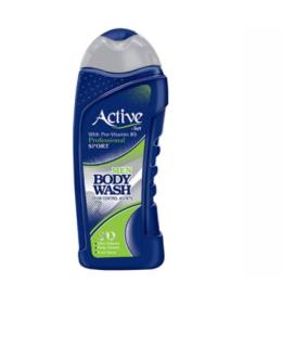 شامپو بدن مردانه اکتیو سری Sport مدل Blue مقدار 400 گرم