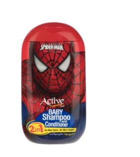 شامپو بچه اکتیو مدل Spider Man مقدار 280 گرم
