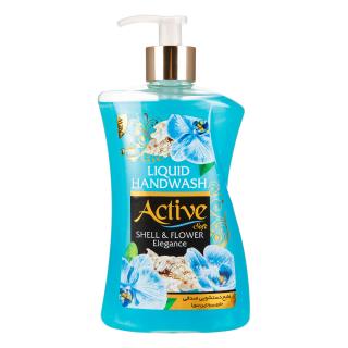 مایع دستشویی صدفی آبی 450 گرمی اکتیو