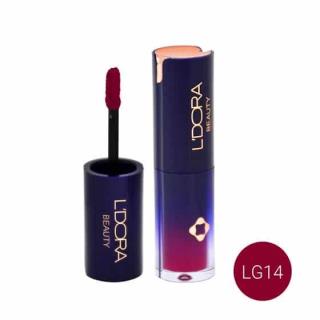 رژلب مایع نیمه‌مات کد LG14 لدورا