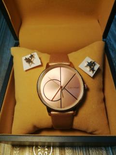 ساعت مچی زنانه Ck رز گلد