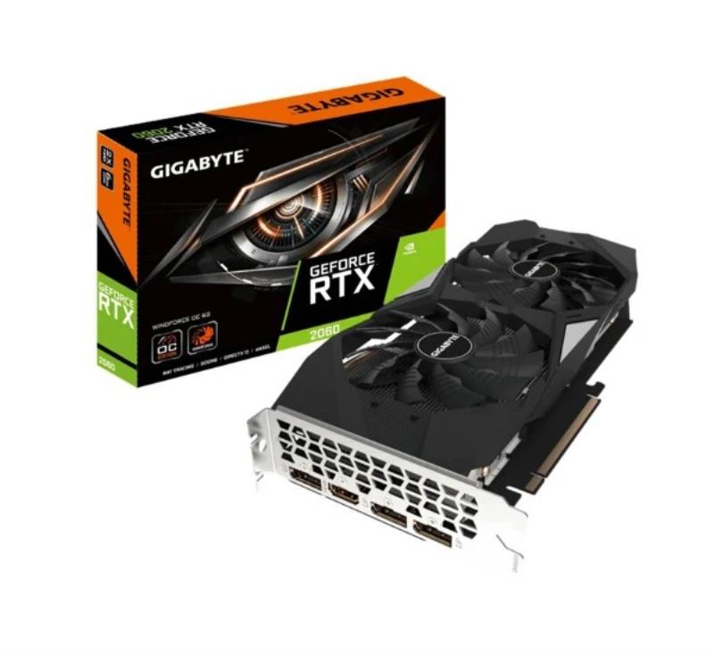 کارت گرافیک گیگابایت GeForce RTX2060 WINDFORCE OC 6G