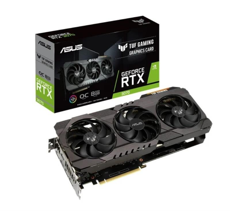 کارت گرافیک گیمینگ ایسوس TUF-RTX3070-O8G-GAMING 8GB