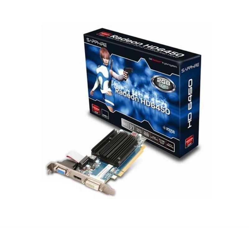 خرید کارت گرافیک سافایر Radeon HD 6450 2GB D3