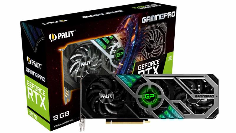 کارت گرافیک  ‏PALIT GAMING PRO  RTX 3070 8 G 3fan