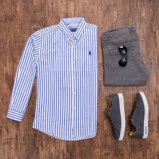 🌸حراج پیراهن راه راه مارلو