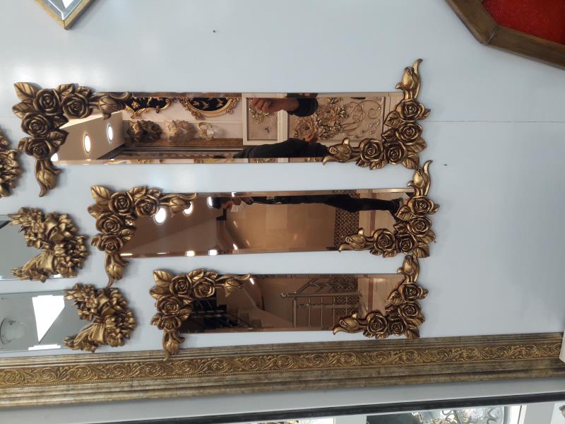 آینه سه سایز دکوراتیو
