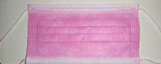 ماسک 3 لایه صورتی