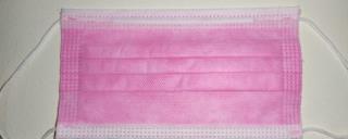 ماسک 3 لایه صورتی