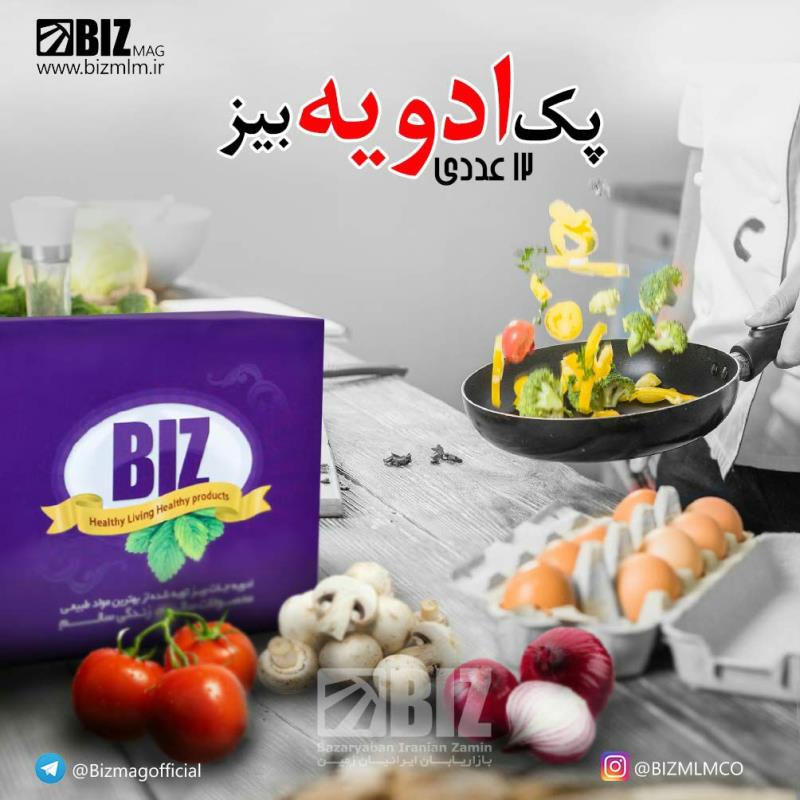 پک ۱۲ عددی ادویه BIZ