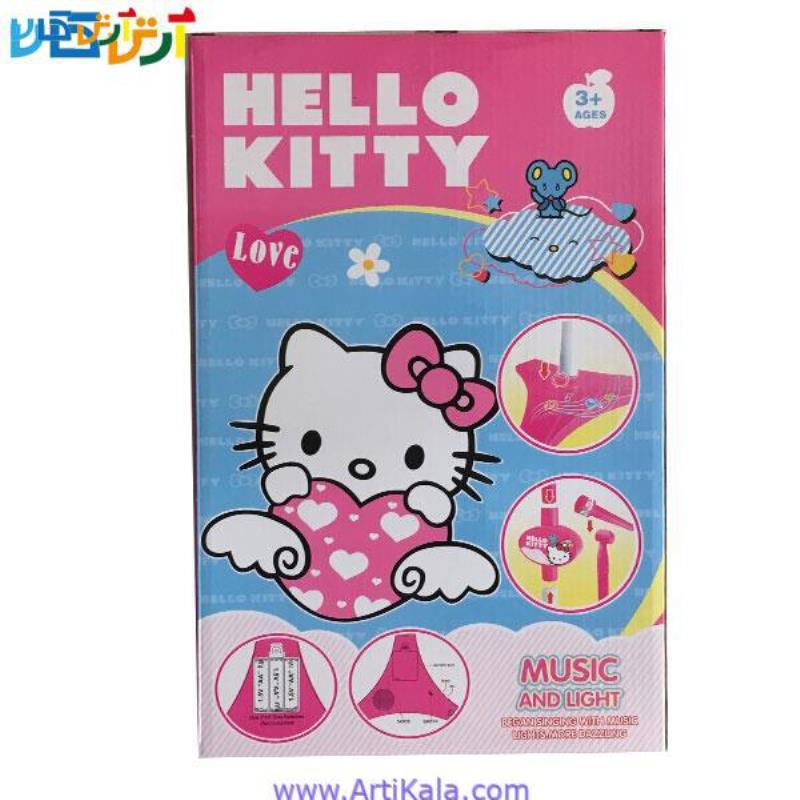 میکروفون پایه دار طرح Hello Kitty