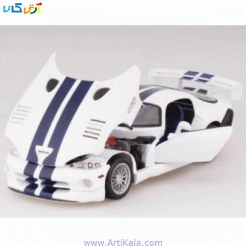 ماکت ماشین دوج وایپر جیتی2 مدل Dodge Viper Gt2 Scale 1/18