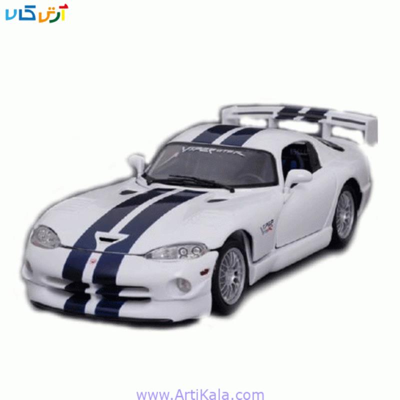 ماکت ماشین دوج وایپر جیتی2 مدل Dodge Viper Gt2 Scale 1/18