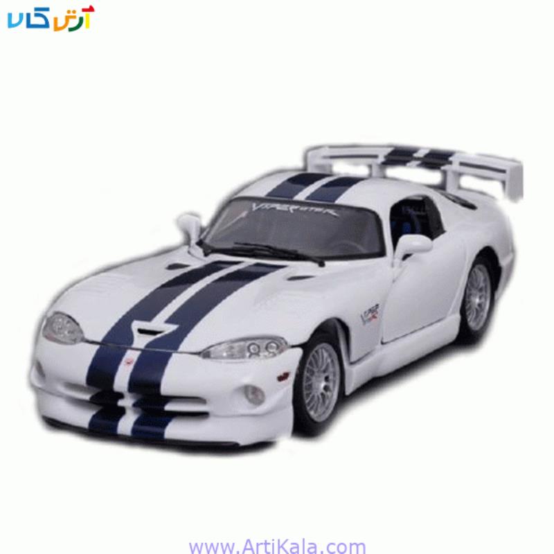 ماکت ماشین دوج وایپر جی‌تی2 مدل Dodge Viper Gt2 Scale 1/18