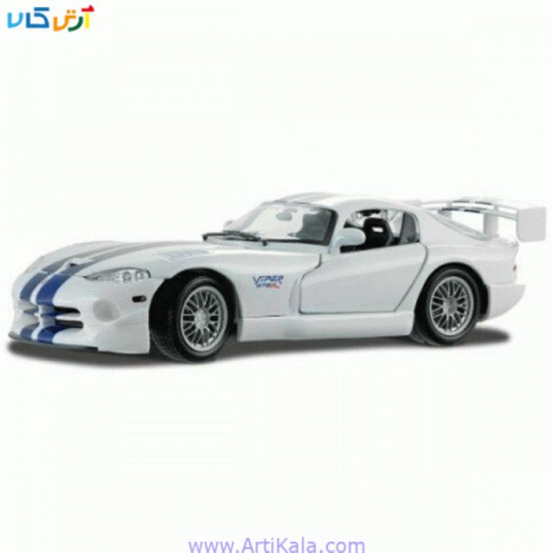 ماکت ماشین دوج وایپر جی‌تی2 مدل Dodge Viper Gt2 Scale 1/18