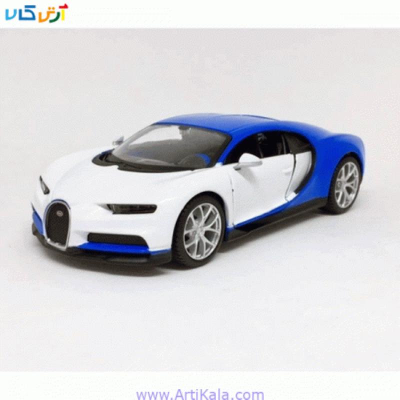 ماکت ماشین بوگاتی شیرون مدل BUGATTI CHIRON 1/24