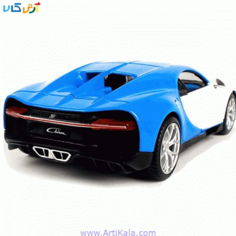 ماکت ماشین بوگاتی شیرون مدل BUGATTI CHIRON 1/24