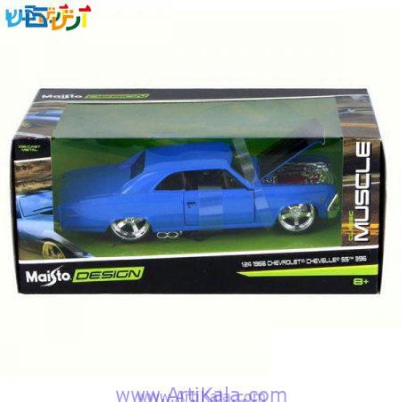 ماکت ماشین شورلت 1/24 مدل 1966 Chevy Chevelle SS 396