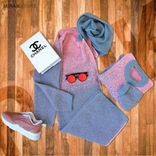 ست بافت مردانه و زنانه Pink