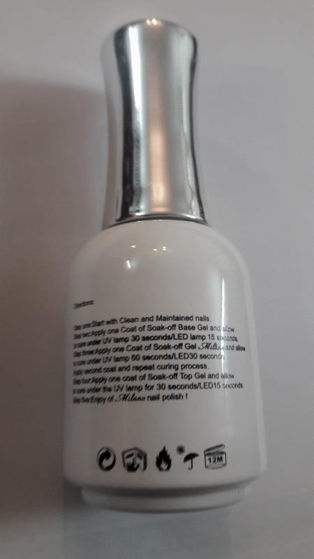 تاپ ژل میلانو 15ml