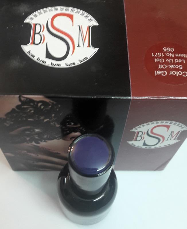 لاک ژل BSM بنفش تیره شماره128