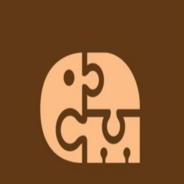 لوگوی گروه هنری پازل چوبی