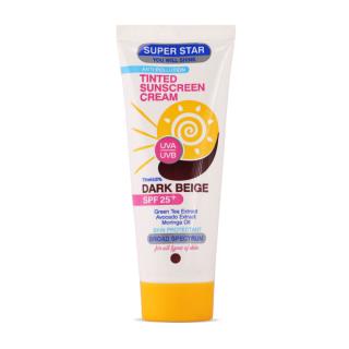 ضد آفتاب کرم پودری تیره SPF25