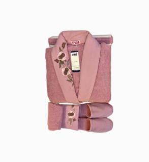 ست حمام ۶تکه گلدوزی دورونخ سایز ۱۲۵-زنانه