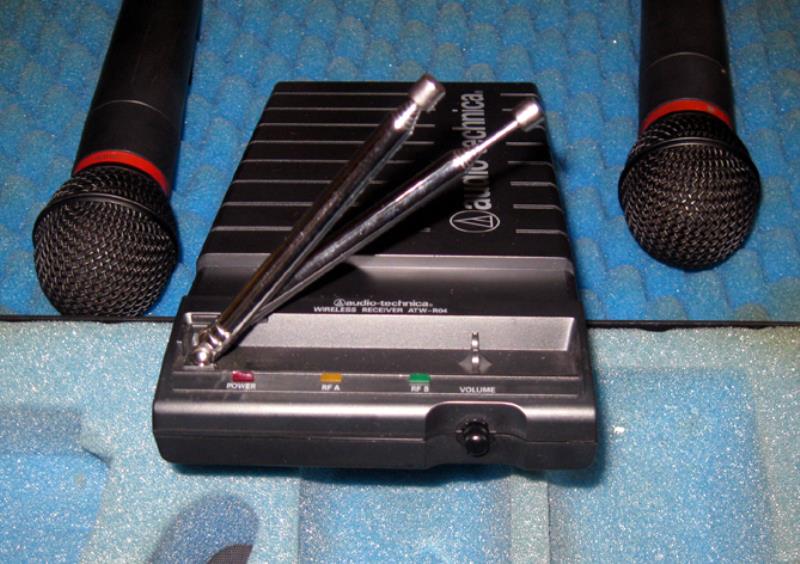 میکروفون بی سیم Audio-technica دبل دستی اصل ژاپنی
