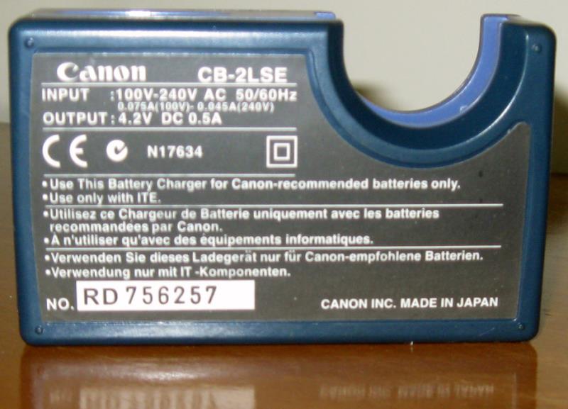 شارژباطری Canon CB 2LSE