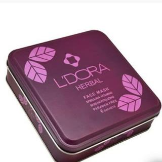 ماسک پودری اسپیرولینا ویتامینه لدورا هربال ۶ عددی