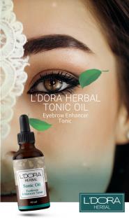 تونیک تقویت کننده ابرو گیاهی لدورا هربال 40 میلی لیتر