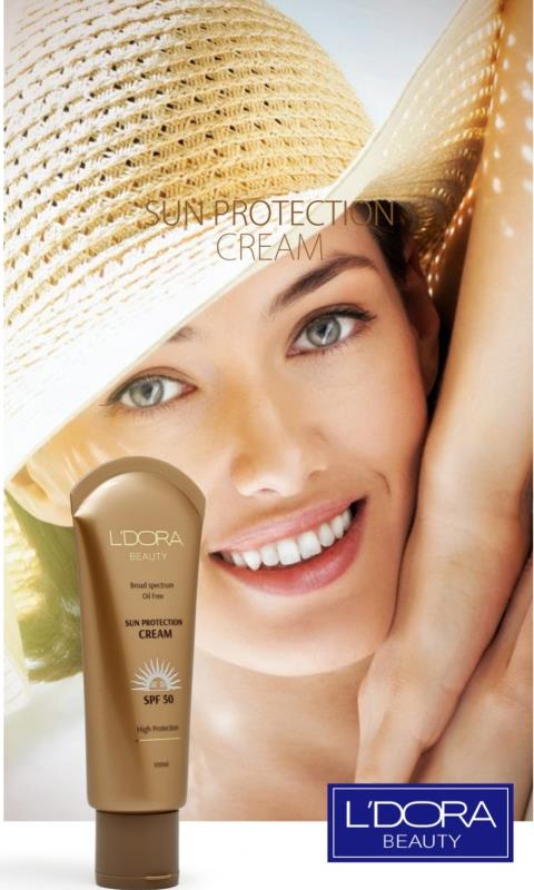 کرم ضدآفتاب بدون رنگ و فاقد چربی SPF50 لدورا 100 میلی لیتر