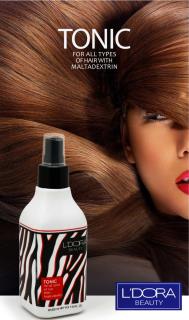 تونیک تقویت‌کننده رشد موی سر حاوی مالتودکسترین لدورا