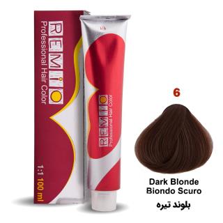 رنگ مو رمیو حجم 100 میل  شماره 6 سری طبیعی