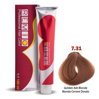 رنگ مو رمیو حجم 100 میل  شماره 7/31 سری بژ