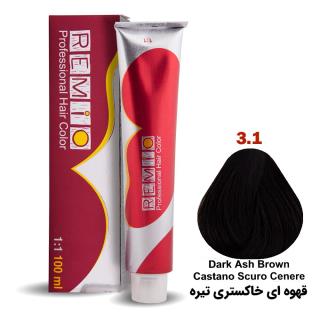 رنگ مو رمیو حجم 100 میل  شماره 3/1 سری خاکستری