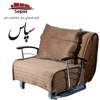 مبل تختخواب شو مدل تک نفره کاپری با دسته