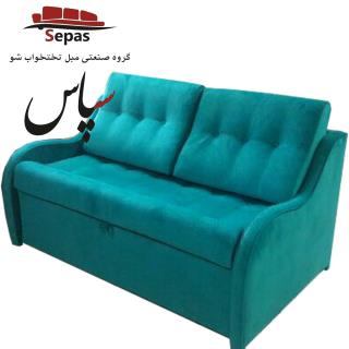 مبل تختخواب شو مدل دو نفره سوئدی آبشاری سایز 140