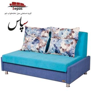 مبل تختخواب شو مدل دو نفره باران سایز 140