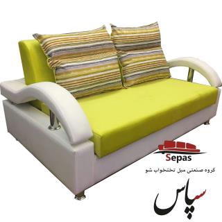 مبل تختخواب شو مدل دو نفره آشیر سایز 140