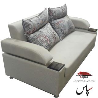 مبل تختخواب شو مدل دوقلو برلیان