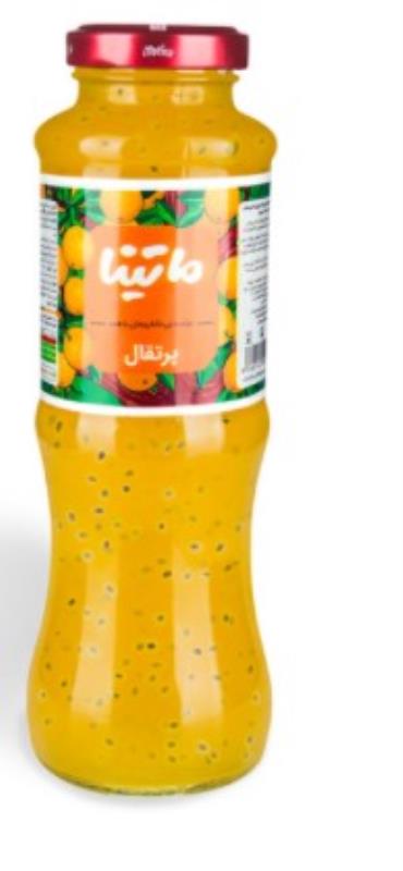 نوشیدنی ماتینا پرتقال شیشه (280 گرمی)