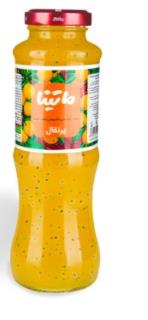 نوشیدنی ماتینا پرتقال شیشه (280 گرمی)