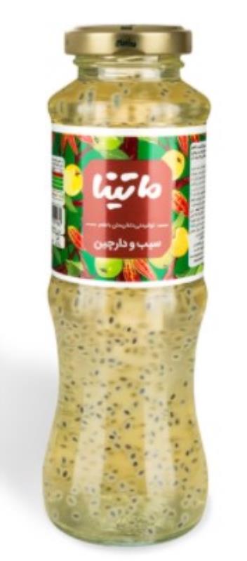 نوشیدنی ماتینا سیب دارچین شیشه (280 گرمی)