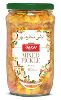 ترشي مخلوط 630 گرمی سمیه