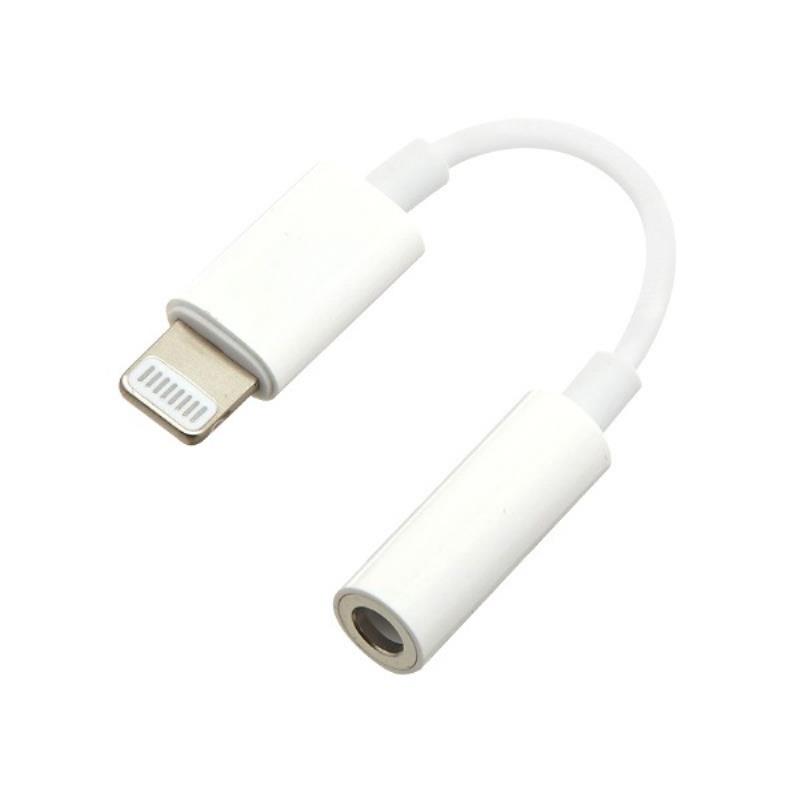 جک هندزفری ایفون اورجینال3.5mm  lightning to headphone jack